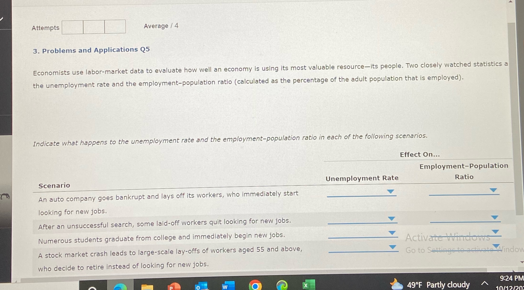  Average / 4 3. Problems and Applications Q5 enemy is using