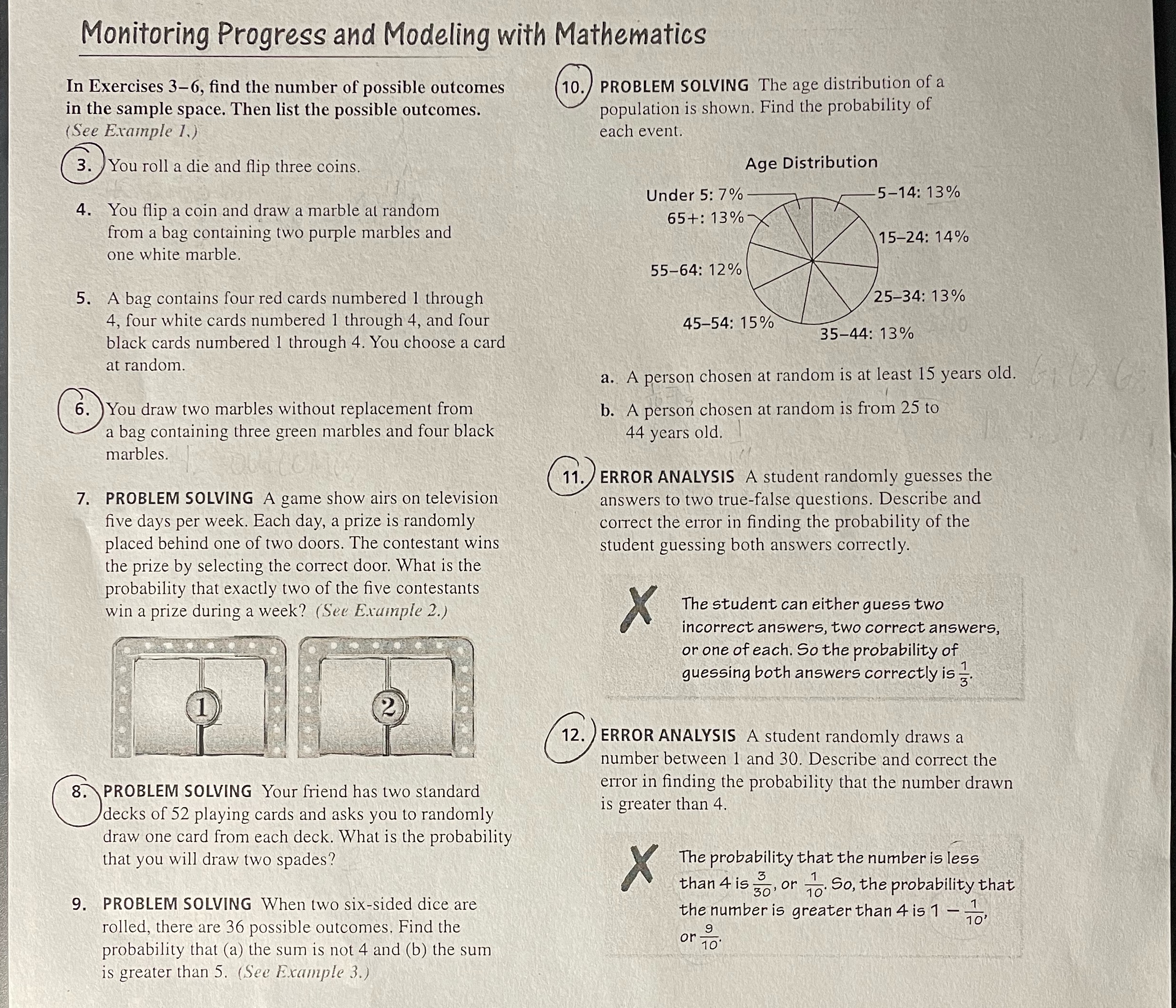 Need help and a better understanding with questions 3, 6, 8, 10,