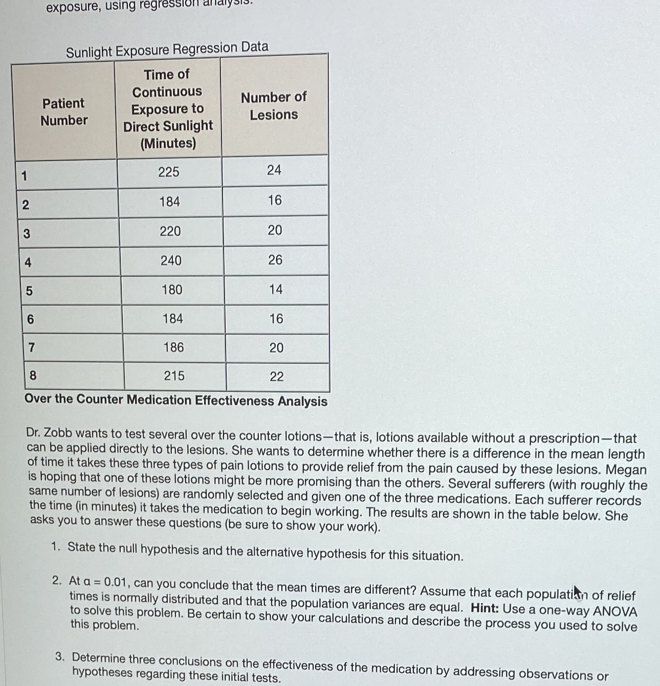 Display the following data on a scattered chart on excel. Provide an