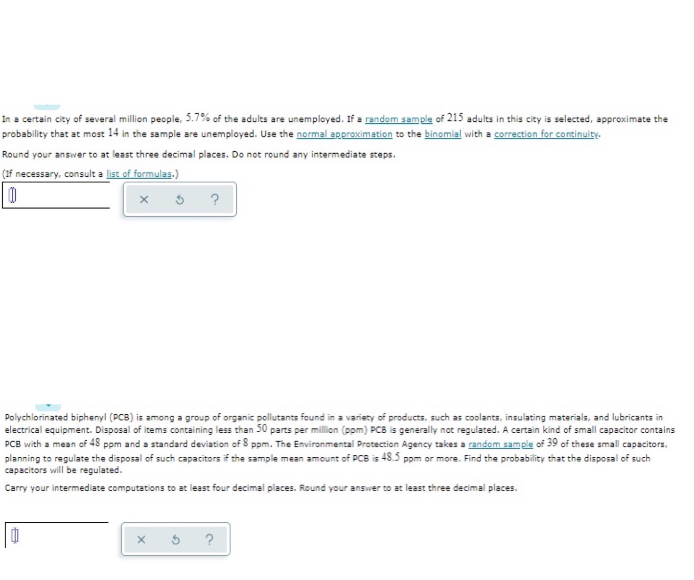Can you guys help me with these two word problems? In a