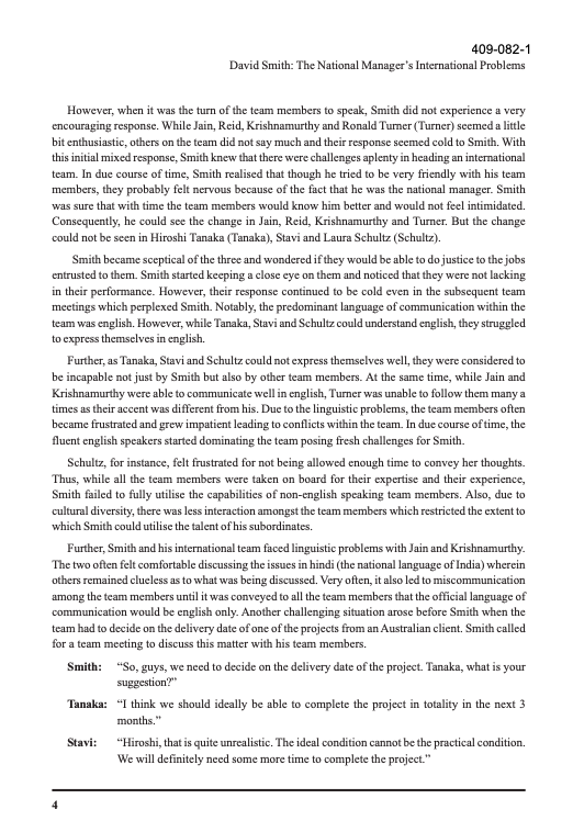 talent and their skills, the cultural diversity within the team poses some