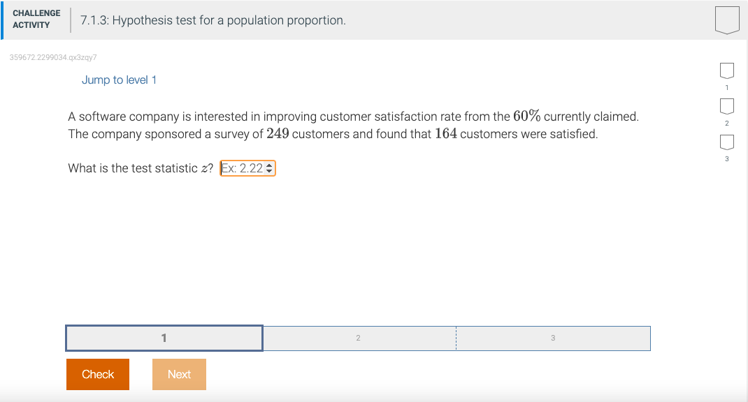 ml; I 7.13: Hypothesis test fora population proportion. 353522299031 $31\"? Jump