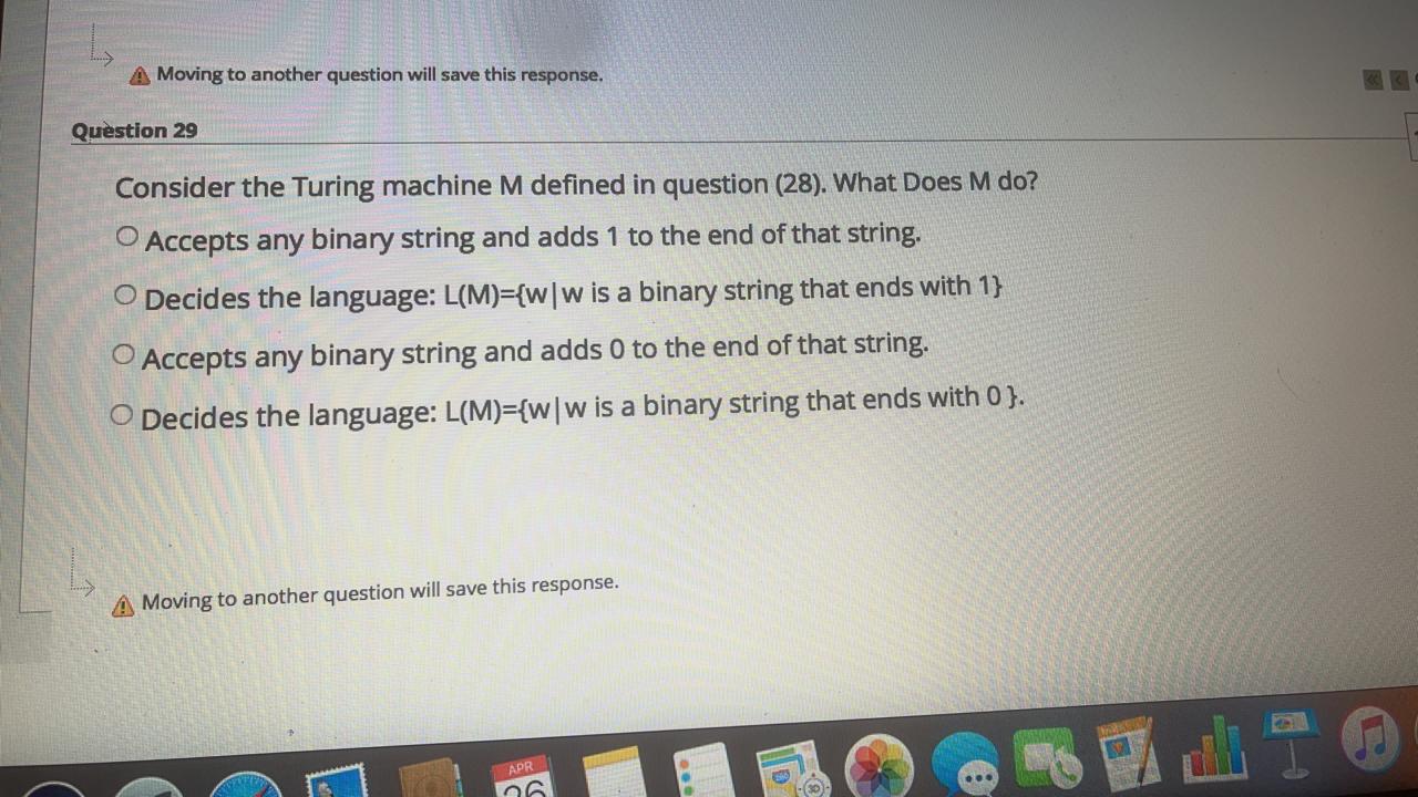 Save Antwnt Consider the following Turing machine M where E = {1,