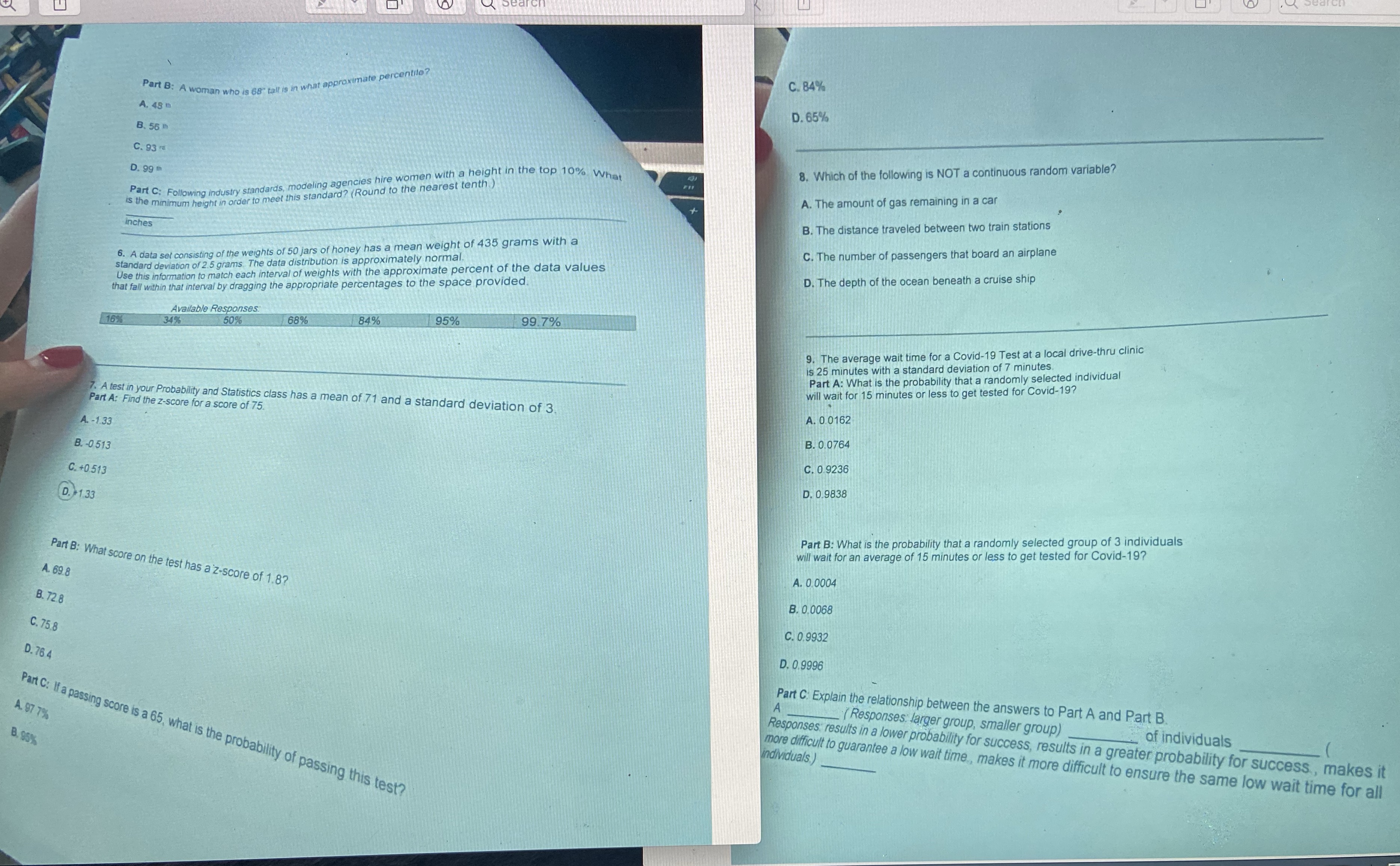 Answer (the photo in the left is the first one and the