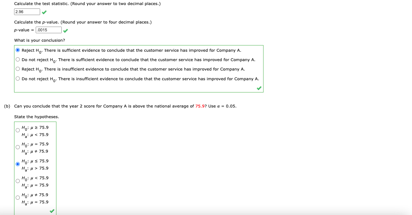 to answer this question. Will improving customer service result in higher stock