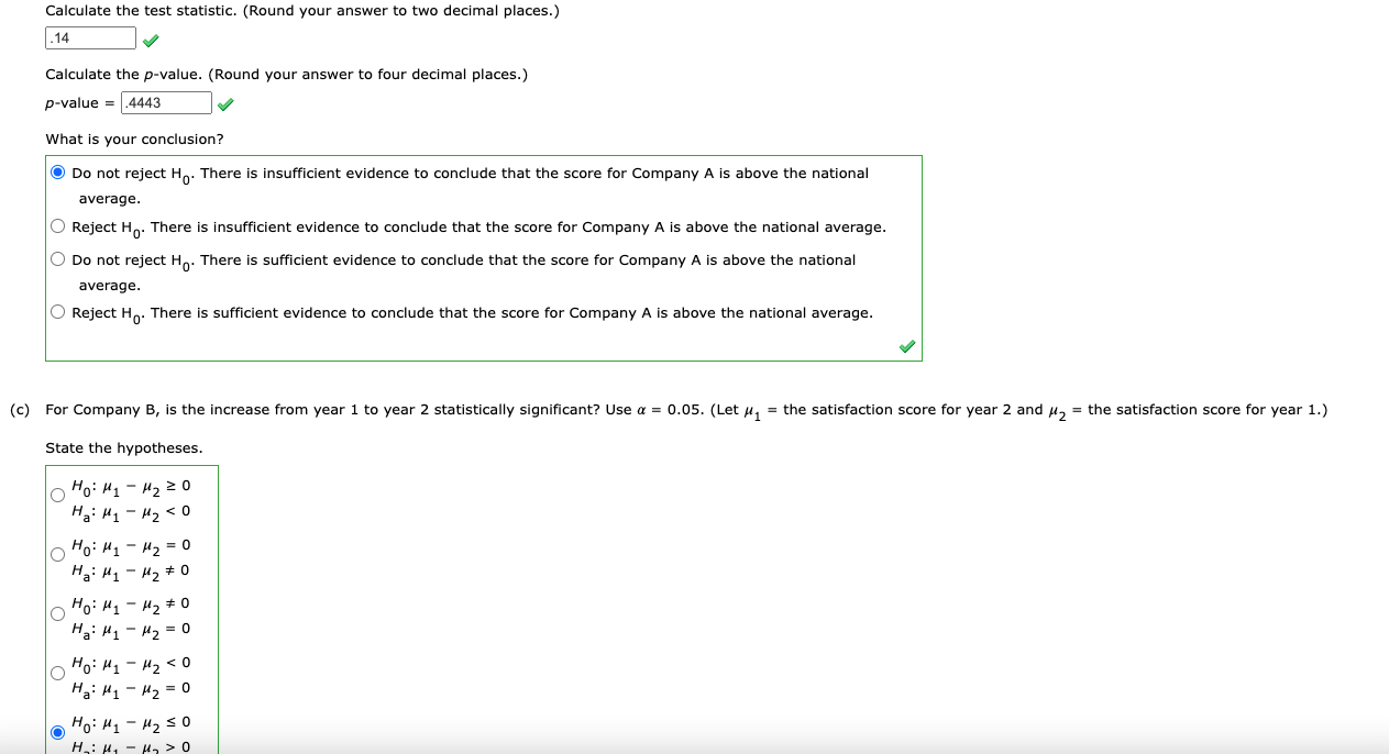 prices for the companies providing the better service? "When a company's satisfaction