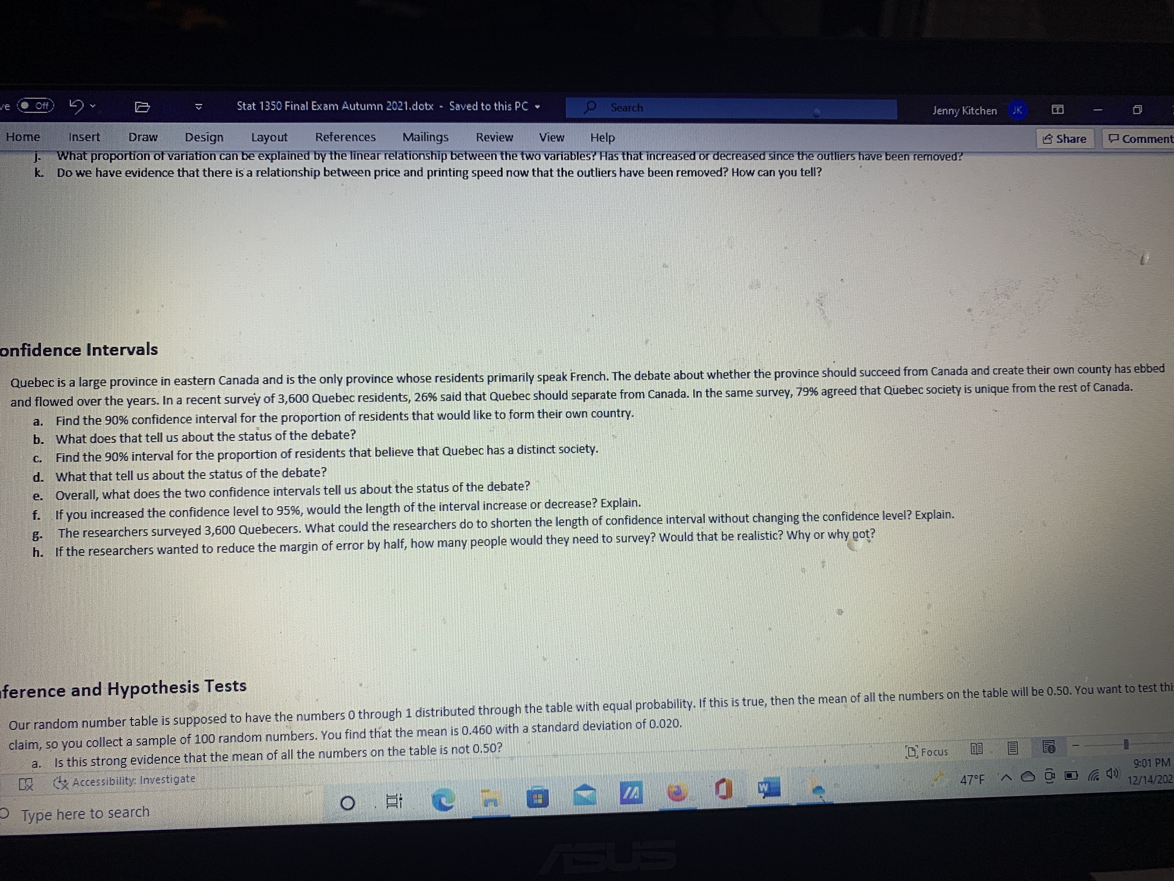  off) G Stat 1350 Final Exam Autumn 2021.dotx - Saved to