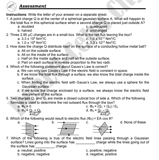 of the number of field lines passing perpendicularly through a surface. 2.