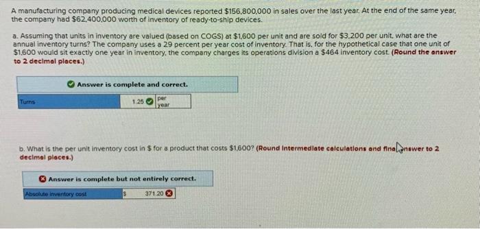 Having trouble with part B. Any help would be greatly appreciated! A