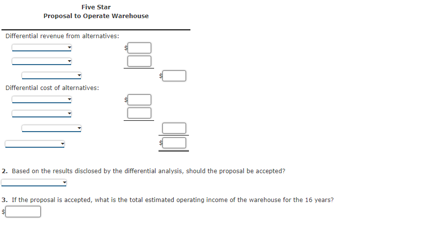 a building and buying the necessary equipment to operate a public warehouse.