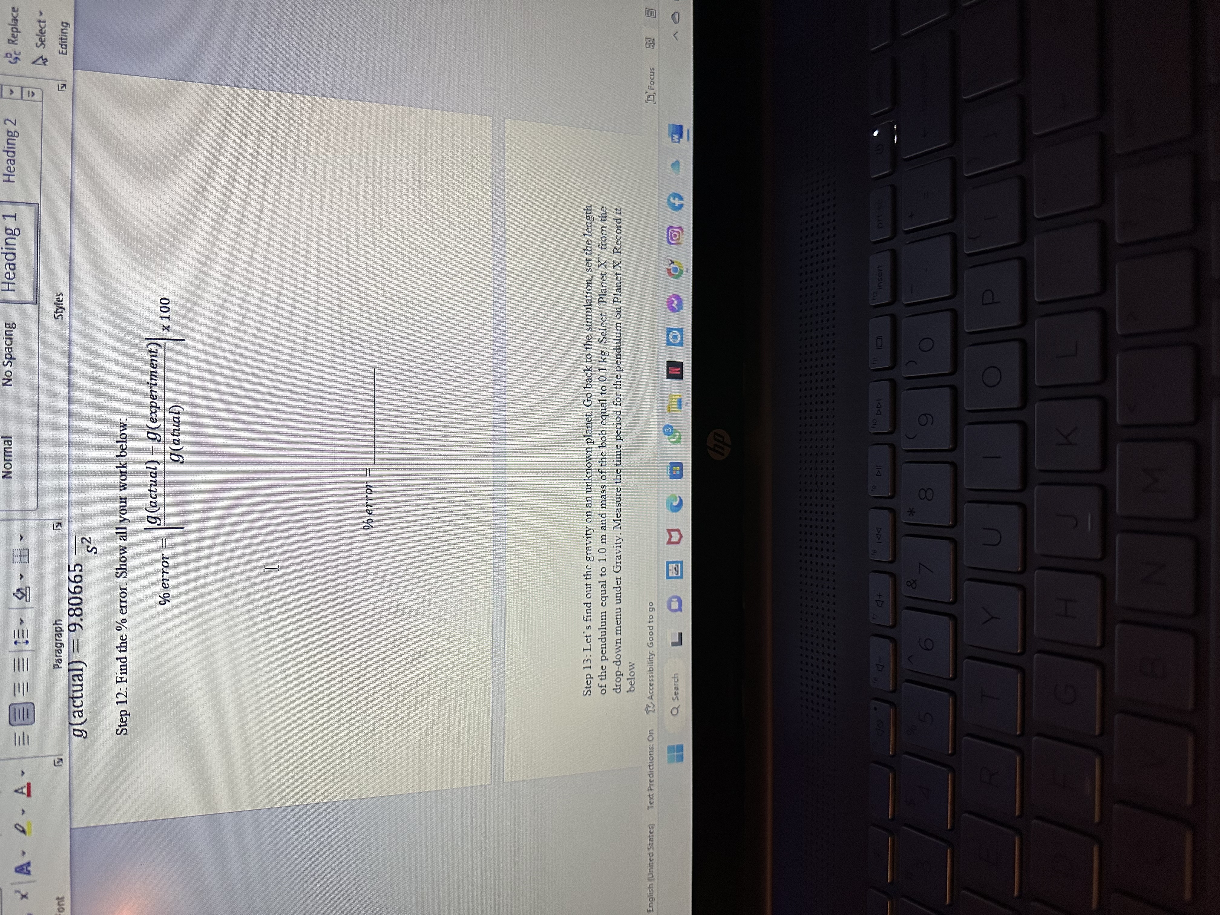 kg. Text Predictions: On Accessibility. Good to go Focus Q Search N