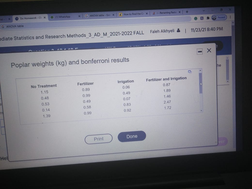 Alkhyeli & | 11/23/218:40 PM Question 3, 12.1.18-E HW Score: 12.12%, 1.33