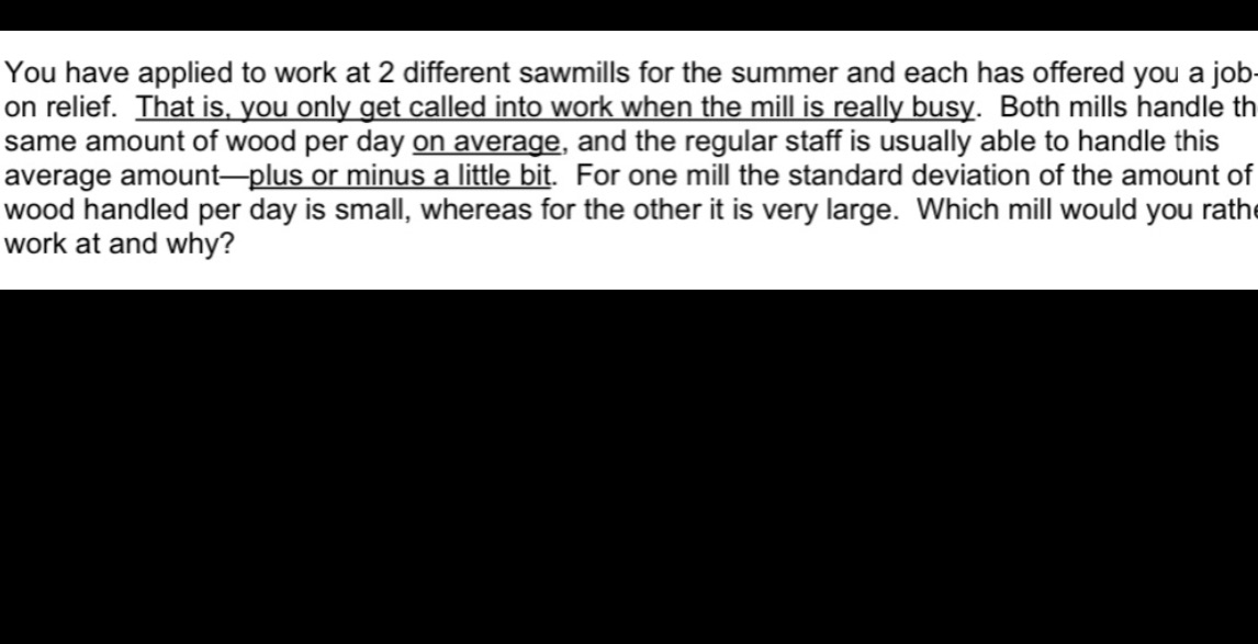 Help with this please You have applied to work at 2 different