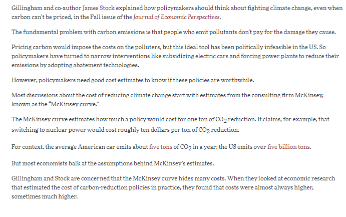 January 18, 2019 The long view on fighting climate change How much