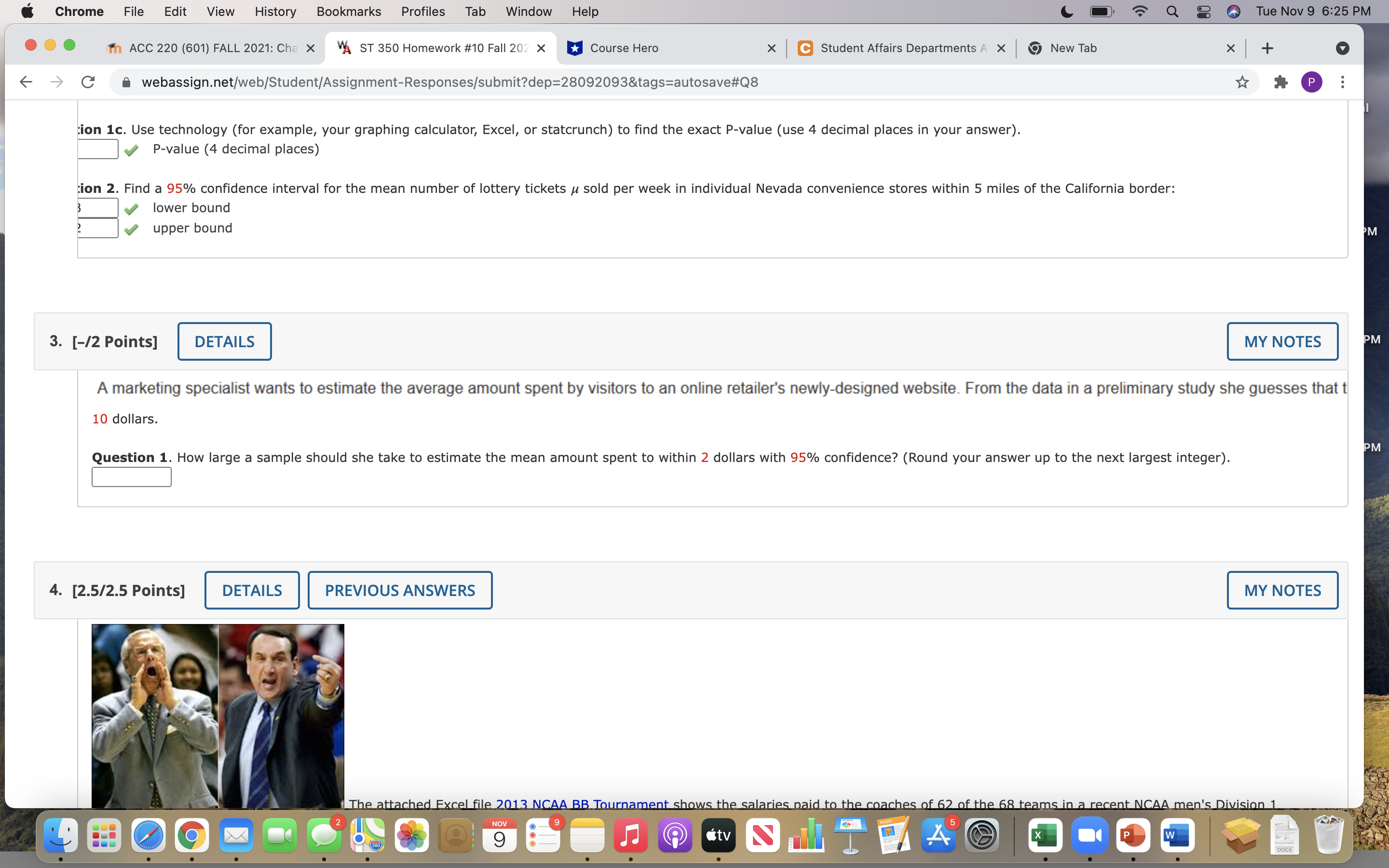 question 3 ' chrome File Edit View History Bookmarks Profiles Tab Window