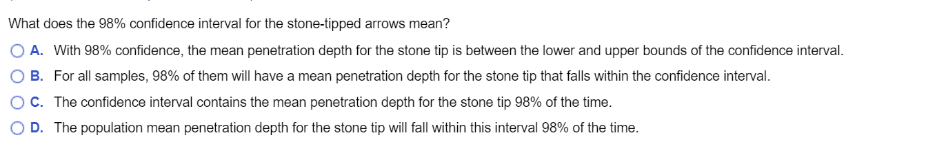 anthropologists studies the difference between stone-tipped and wooden-tipped arrows. The researchers set