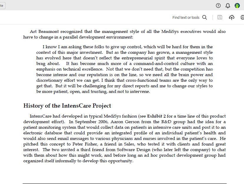 six months away from MediSys's planned August 2009 launch of IntensCare, their