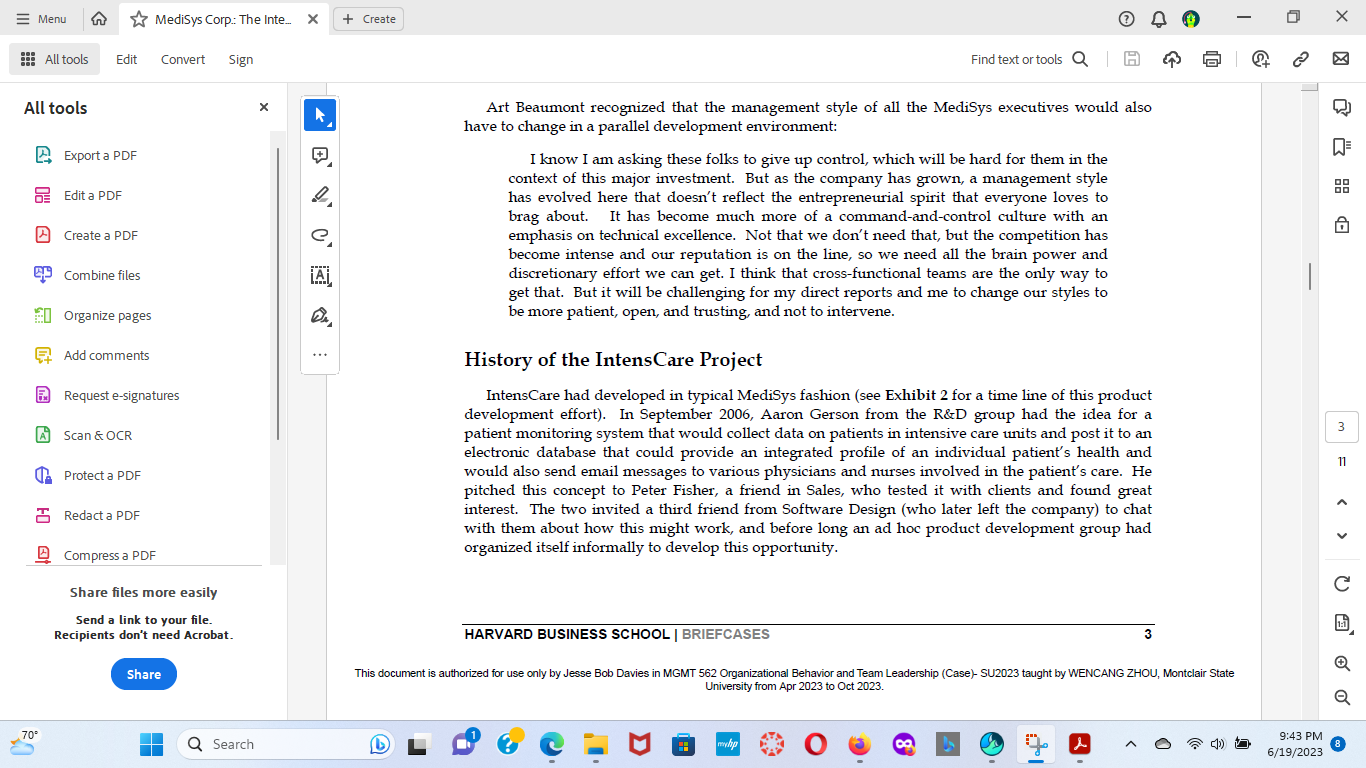 new remote monitoring system for use in hospitals' intensive care units. The