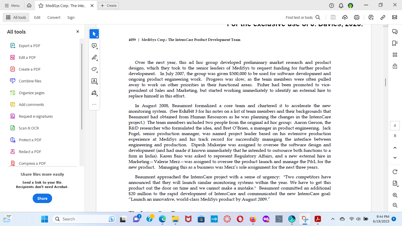 company was investing $20.5 20 Organize pages million in the new system,