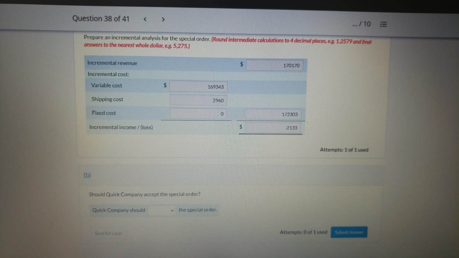 toasters. For the first eight months of 2020, the company reported the