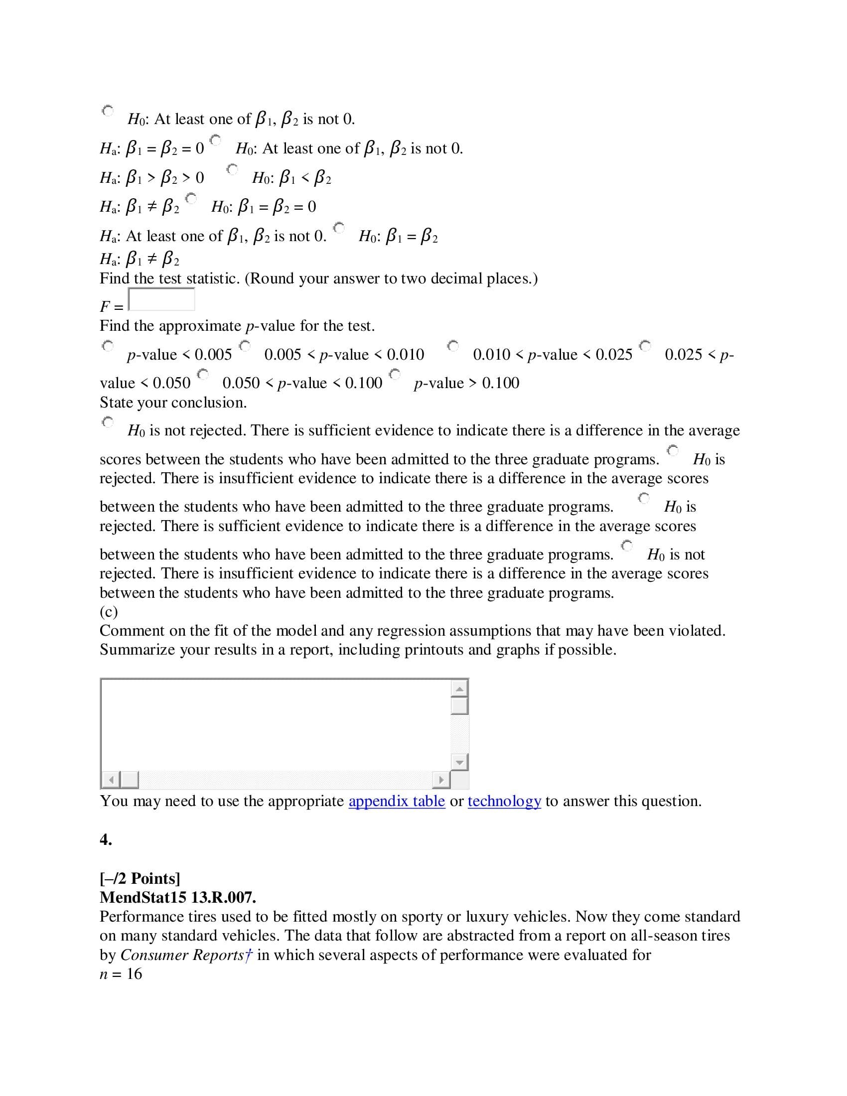 Points] MendStatlS 13.R.006. The quantitative reasoning scores on the Graduate Record Examination