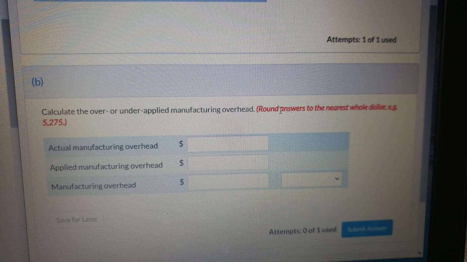 2020, Frenchie Company reports the following: 1. Estimated overhead $221,130 2. Actual