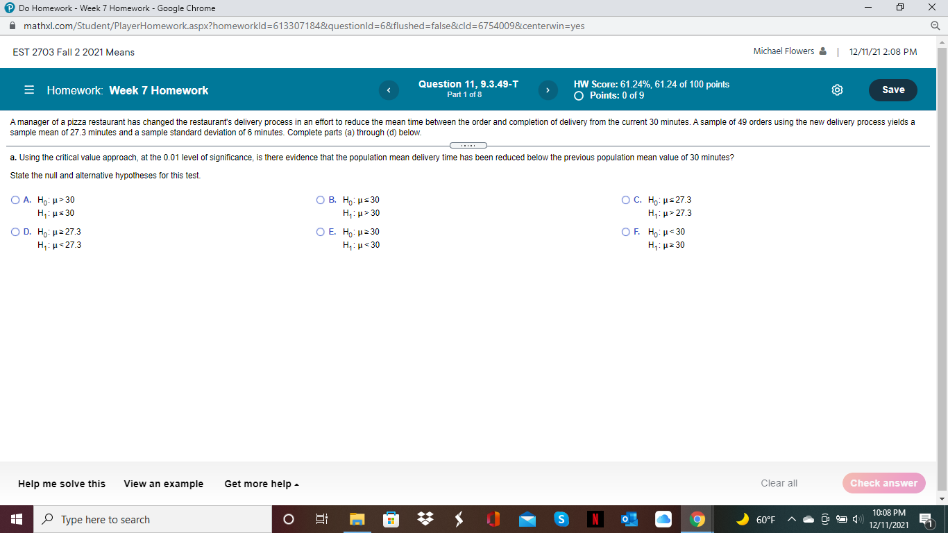  Do Homework - Week 7 Homework - Google Chrome - X