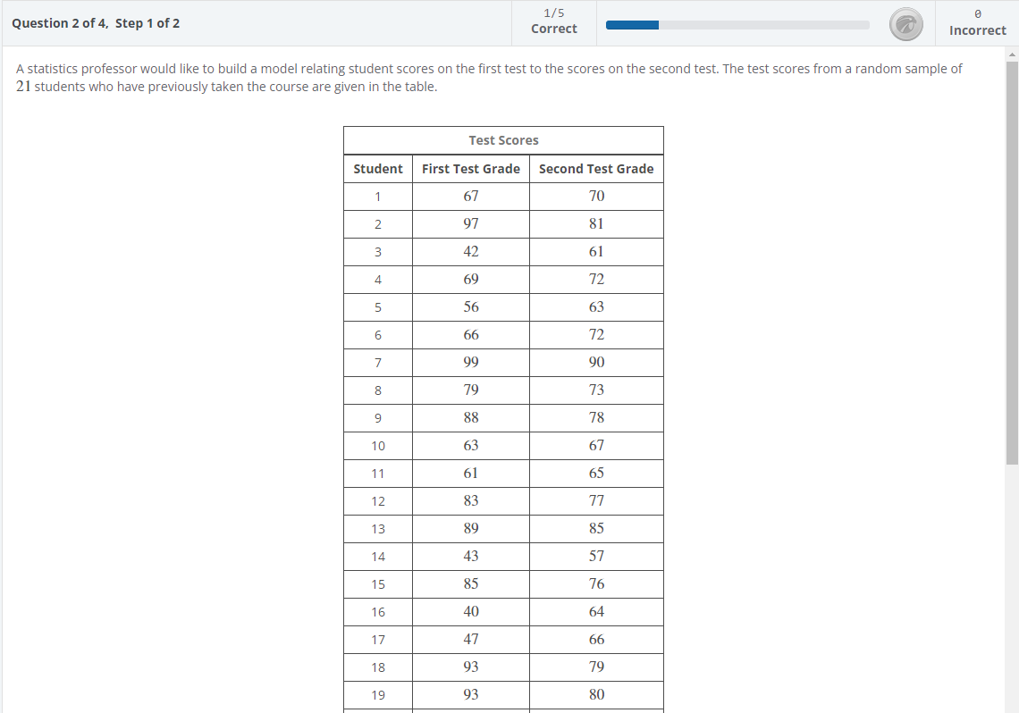 _ 11"5 _' 3 Question 2 M4. Step 1 of2 Correct