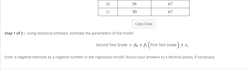 Incurred A A statistics professor would like to build a model relating