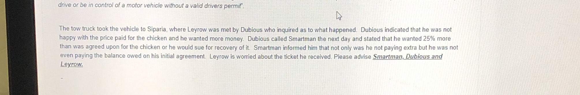 full explanation please 1. Lakam Leyrow, a 16 year old High School