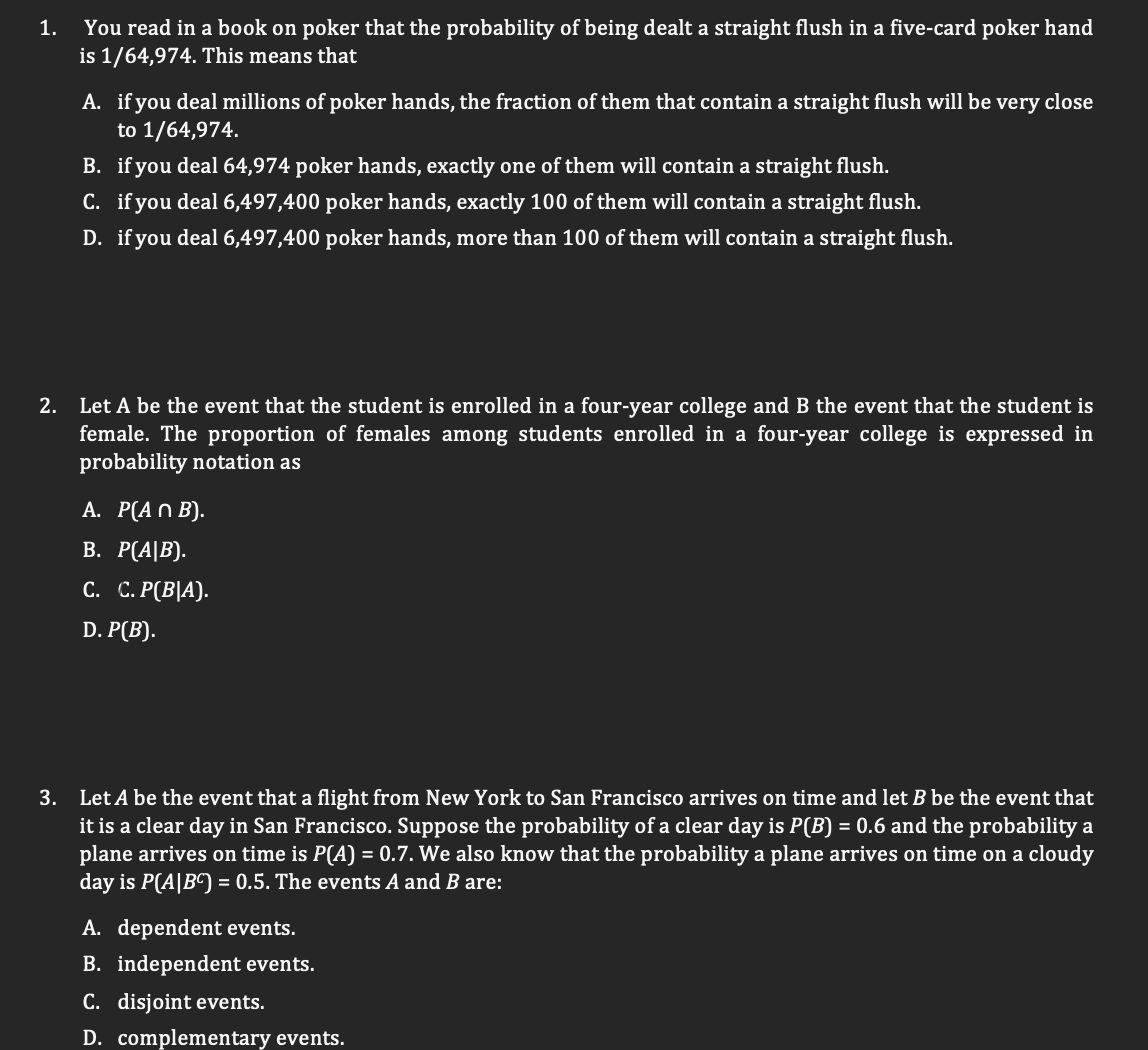 Need a step-by-step solution for Q1, Q2, and Q3. 1. You read