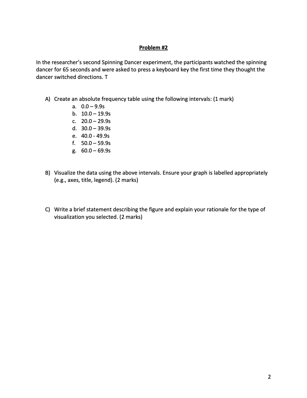 below: Participant Number of Push ups in 1 minute Number of Squats