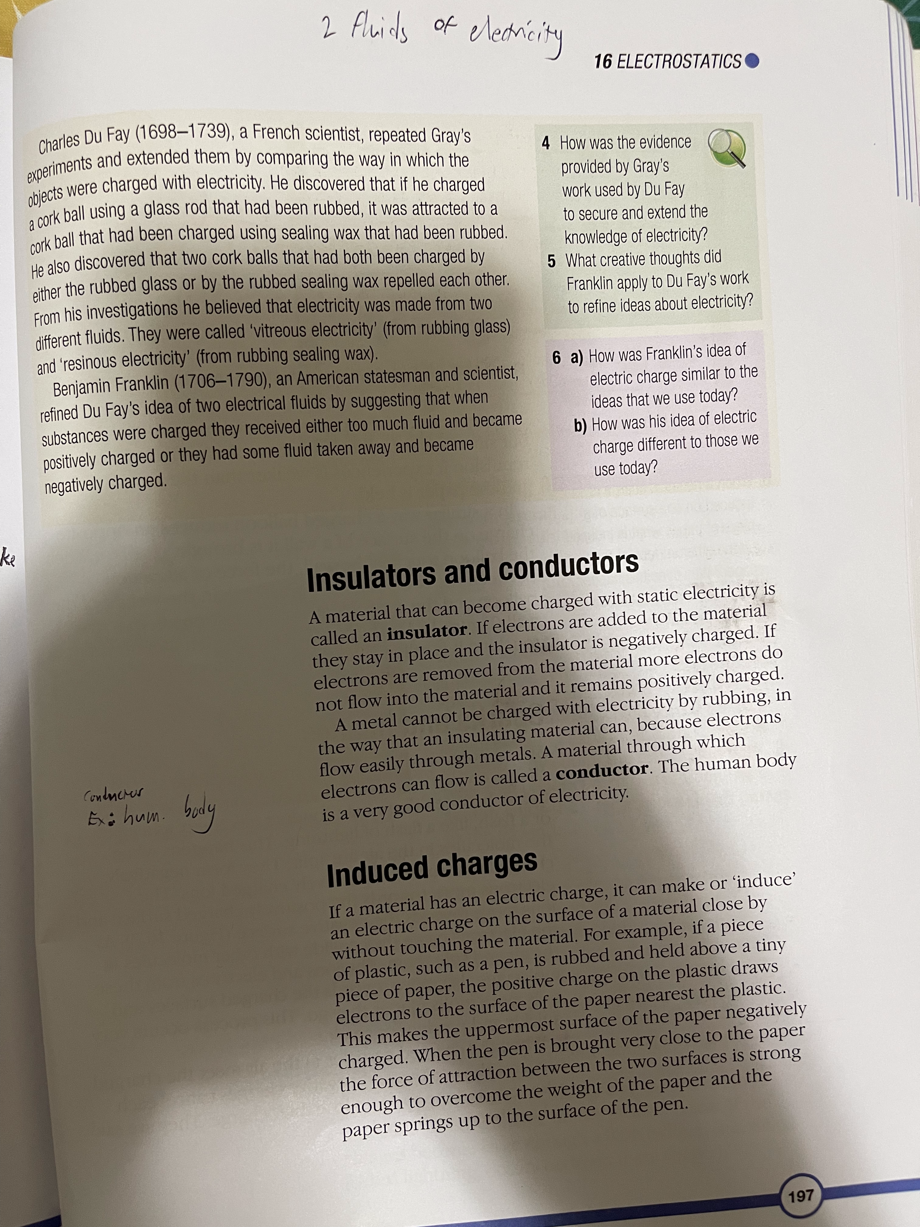 door, or heard a crackle when taking off your jumper. To understand