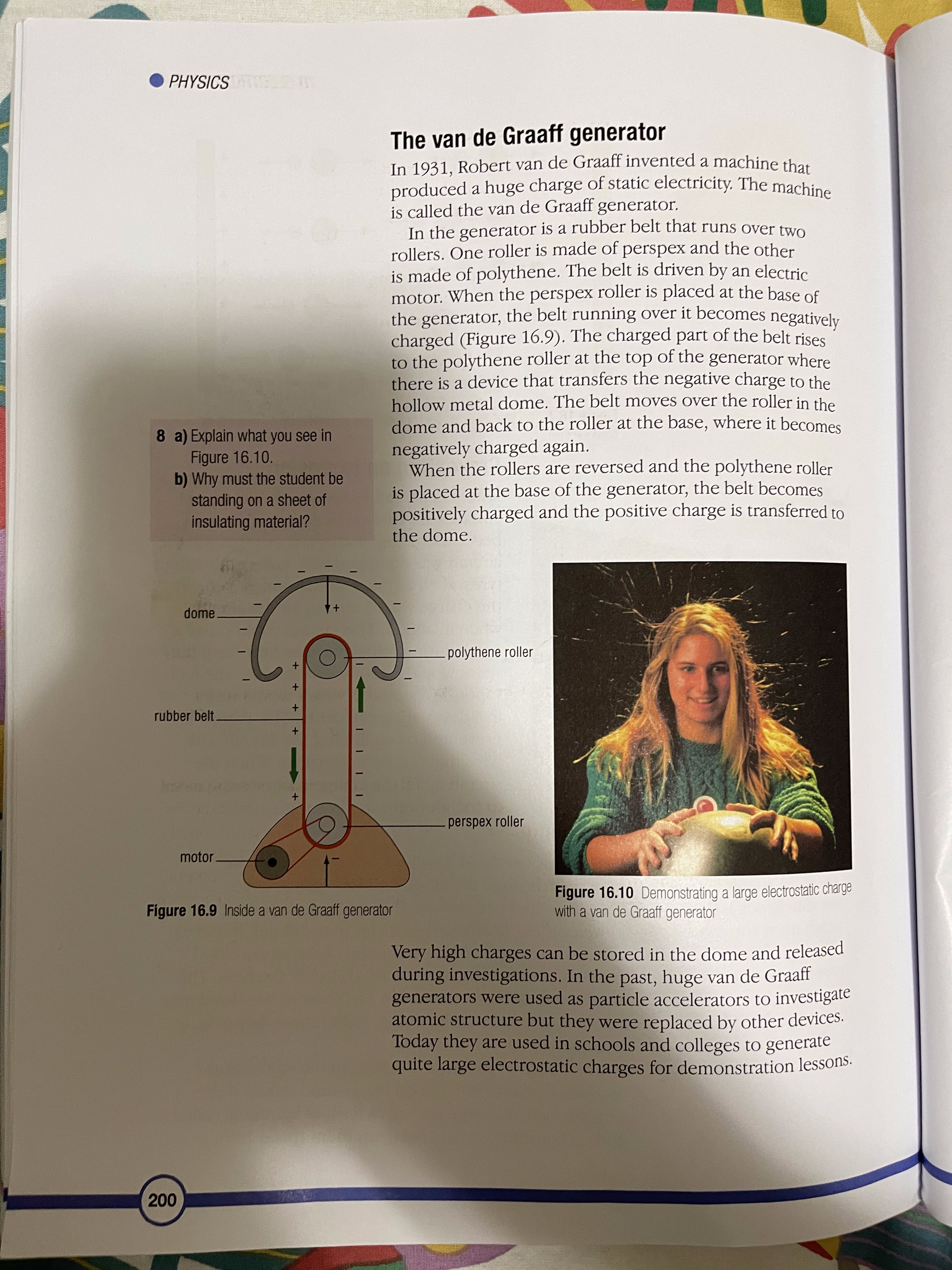 atom and electric charge An atom has a central nucleus surrounded by