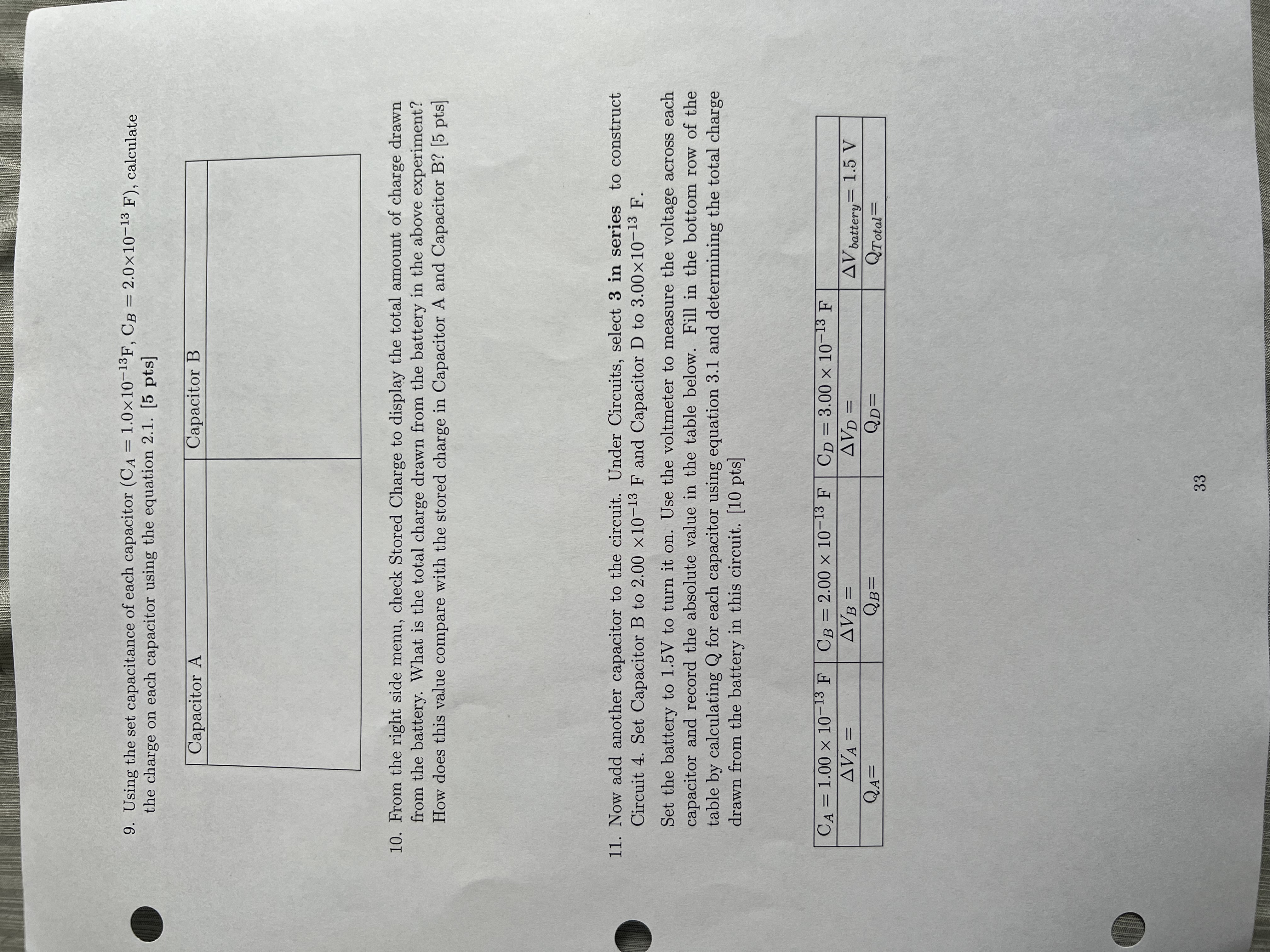 complex circuits by connecting multiple capacitors to a single battery. Capacitors in
