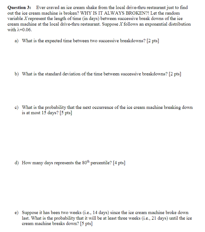 Question 3: Ever craved an ice cream shake from the local