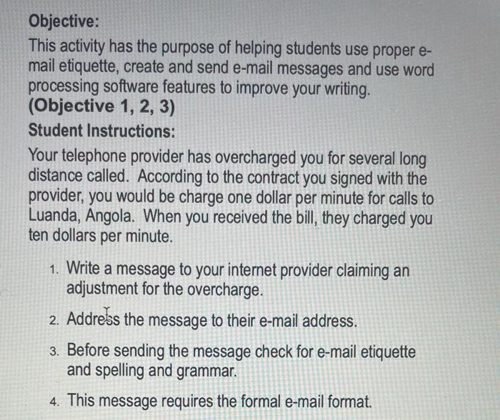 introduction, body and conclusion Objective: This activity has the purpose of helping