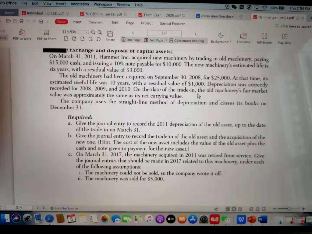  PS Office File Edit View Insert Annotation Workspace Window Help V2