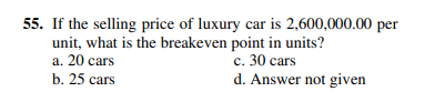pesos and units c. No effect on net income after tax d.