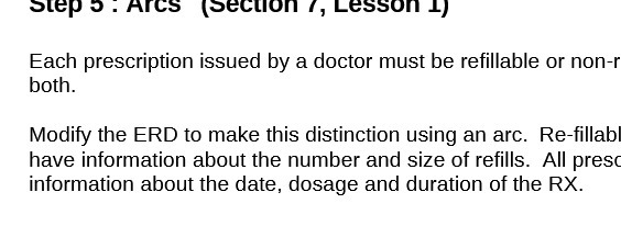  Step . . Ares (section /, Lesson 1) Each prescription issued