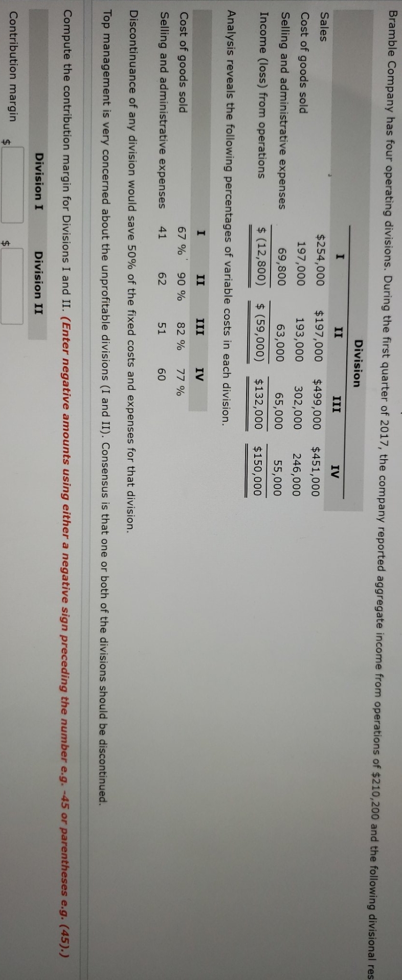 Also asked is to lay out an incremental analysis concerning the possible