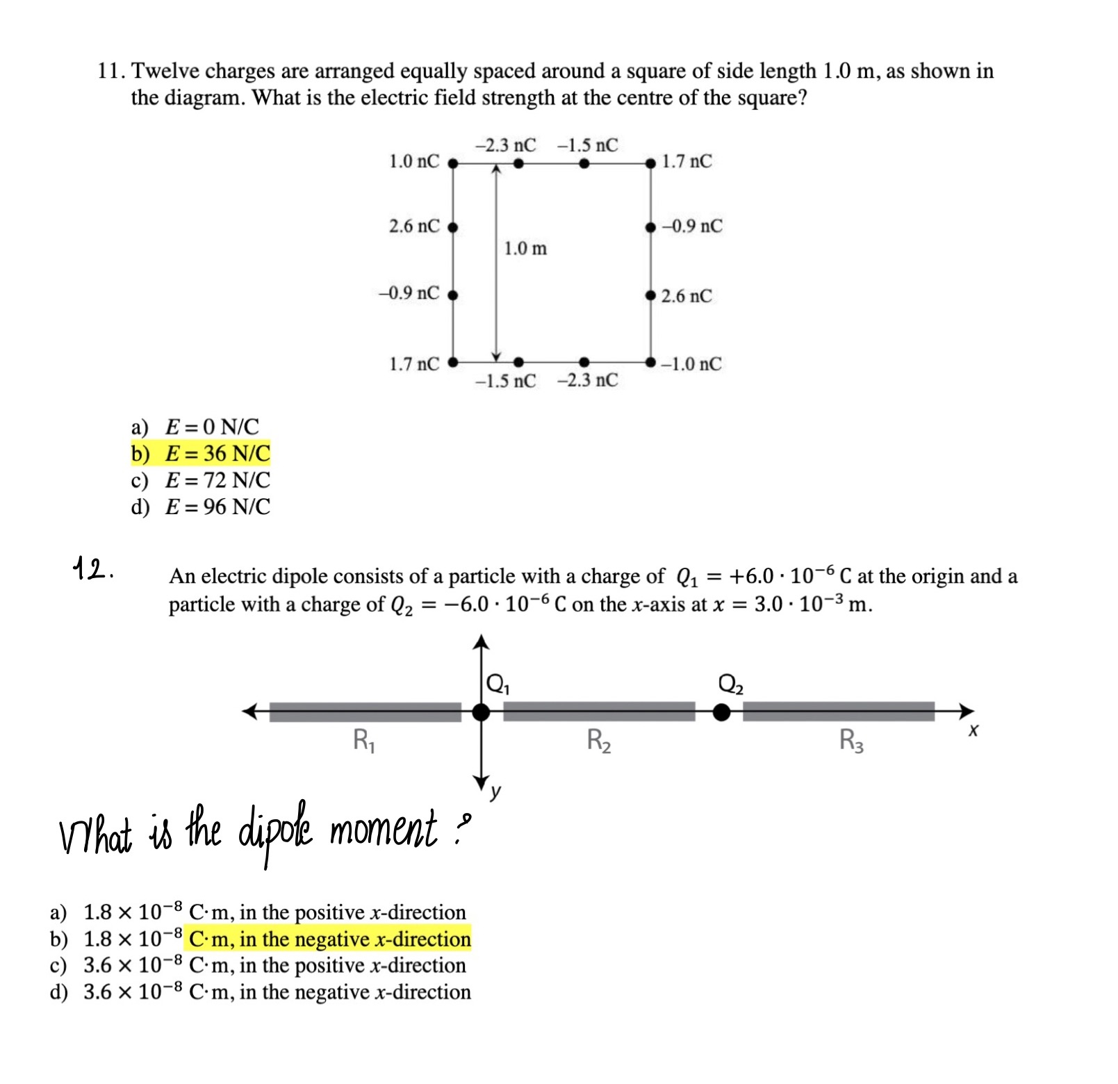 The highlinghter is the answer, but I don't know why. Please help