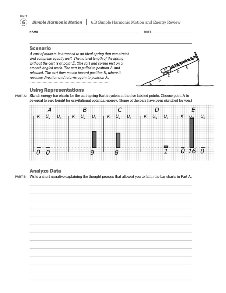 UNIT 6 Simple Harmonic Motion | 6.B Simple Harmonic Motion and