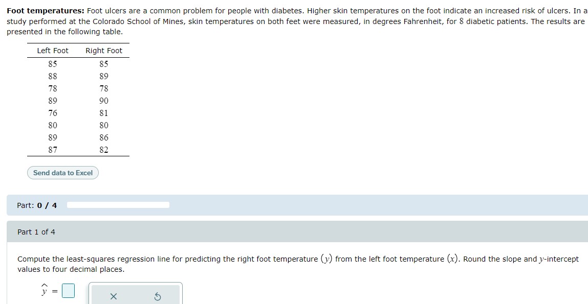 4.2.4 Foot temperatures: Foot ulcers are a common problem for people with