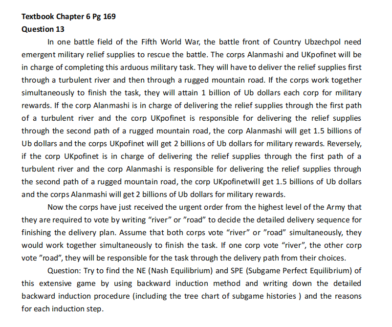 Textbook Chapter 5 Pg 159 Question 13 In one battle field