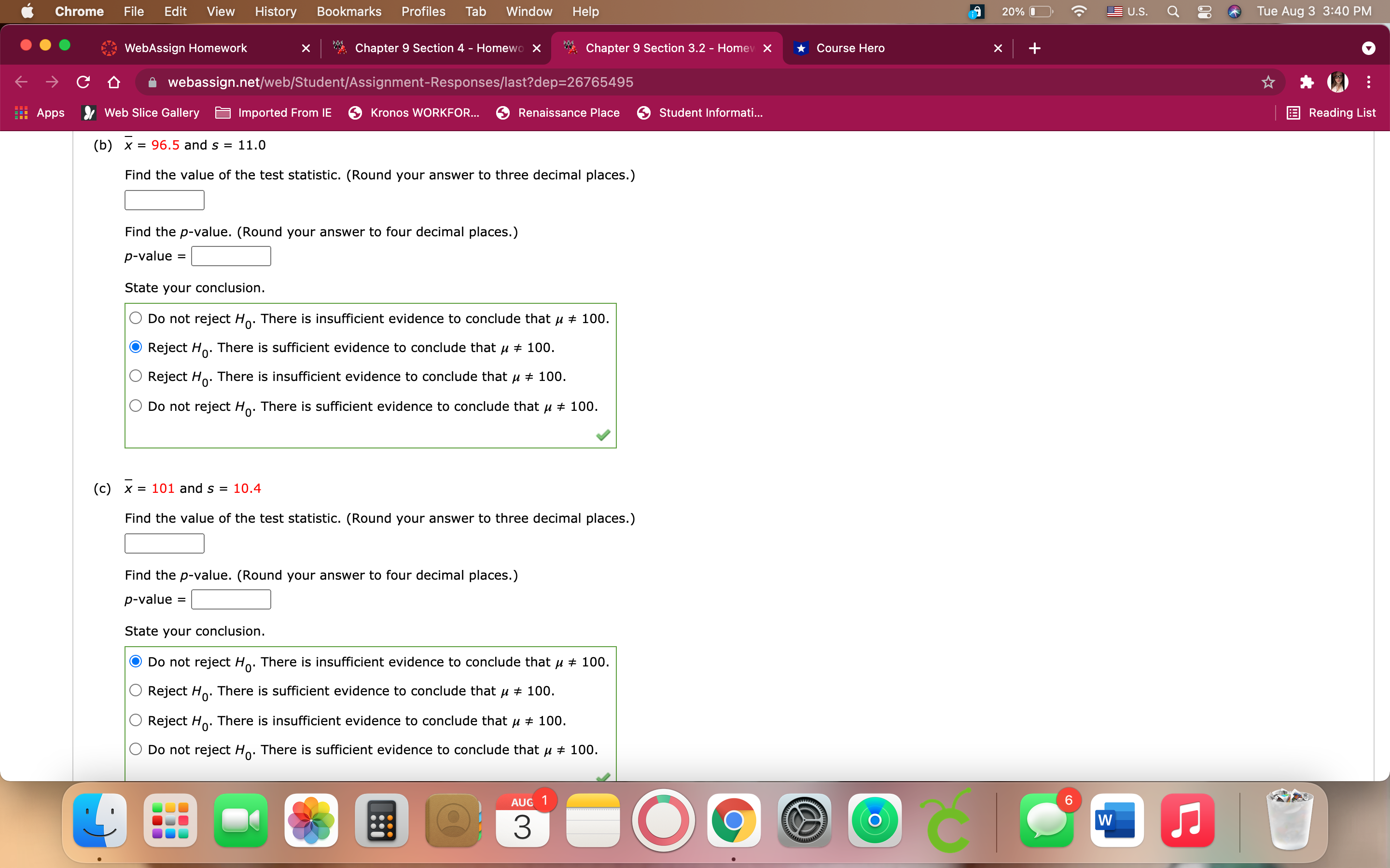 = 0.71 (b) upper-tailed test, df = 10, t = -0.9 (c)