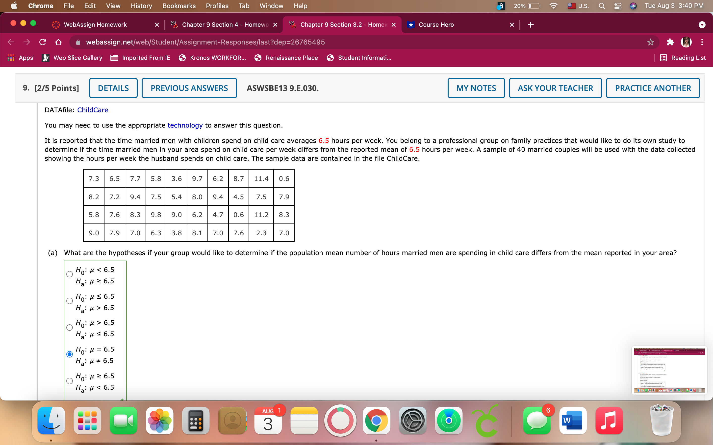 lower-tailed test, n = 20, t = -2.4 (d) lower-tailed test, n