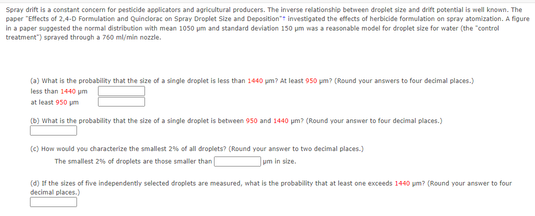 this is my queation Spray drift is a constant concern for pesticide