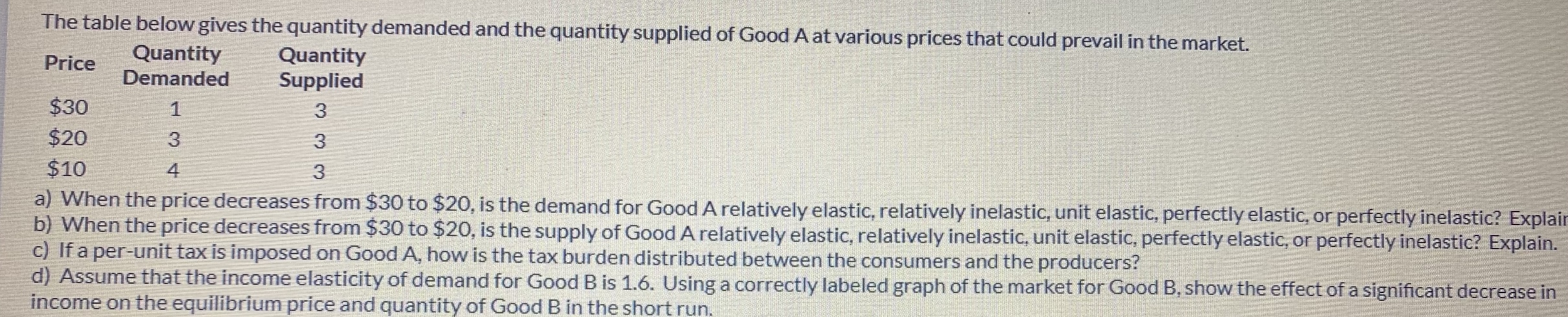 Could you please help with this assignment! Thank you. The table below