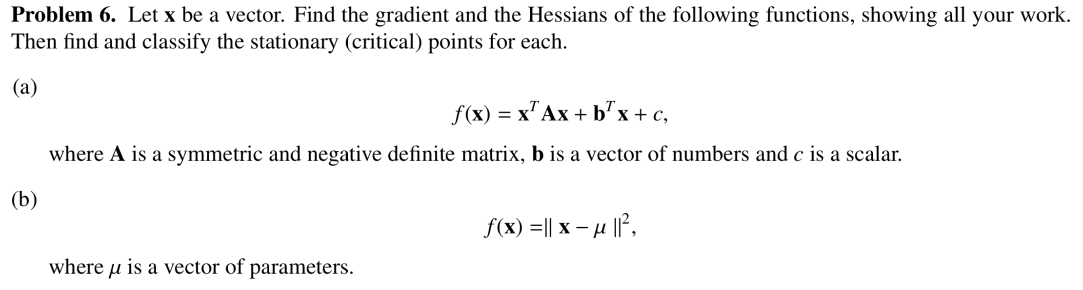 hw problem help. I am stuck Problem 6. Let x be a